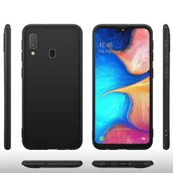 Samsung Galaxy A20e - Slim Silikon Backcover Schwarz