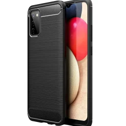 Samsung Galaxy A02S - Carbon Case Hülle, stoßfest