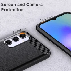 Samsung Galaxy A05s - Carbon Case Hülle, stoßfest