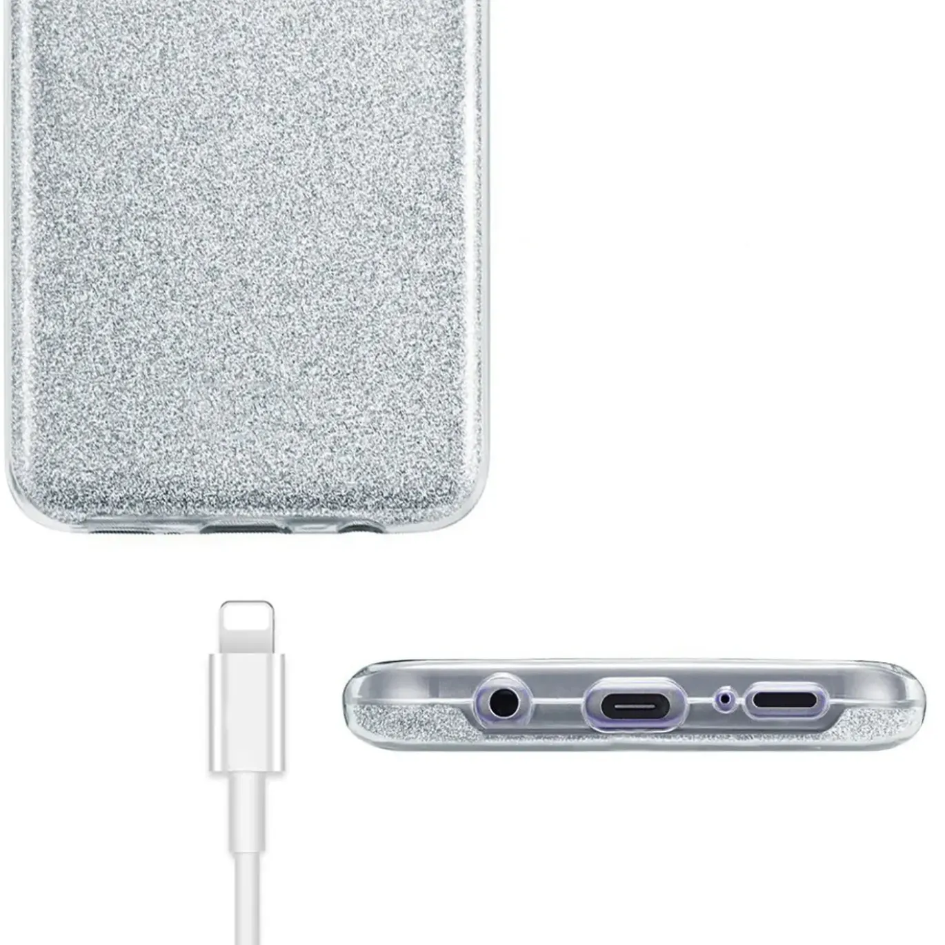 Samsung Galaxy A02S - Glitzer TPU Hülle