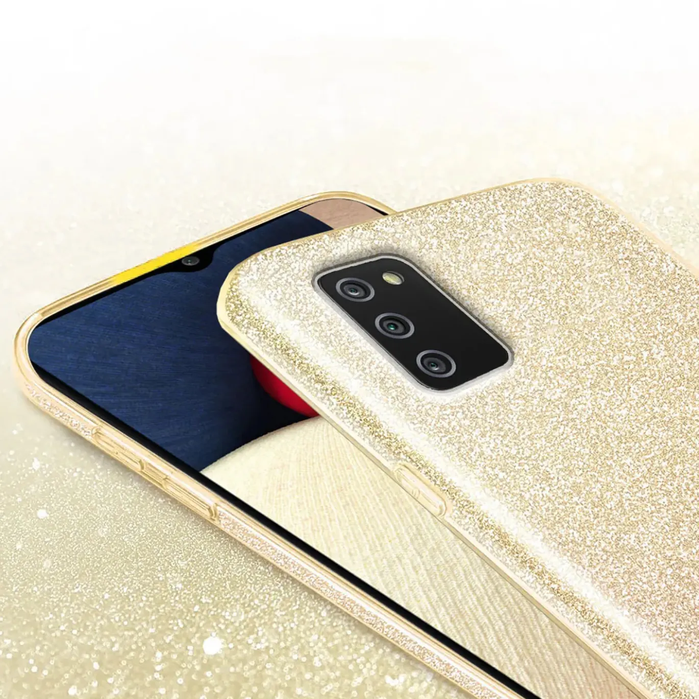 Samsung Galaxy A02S - Glitzer TPU Hülle