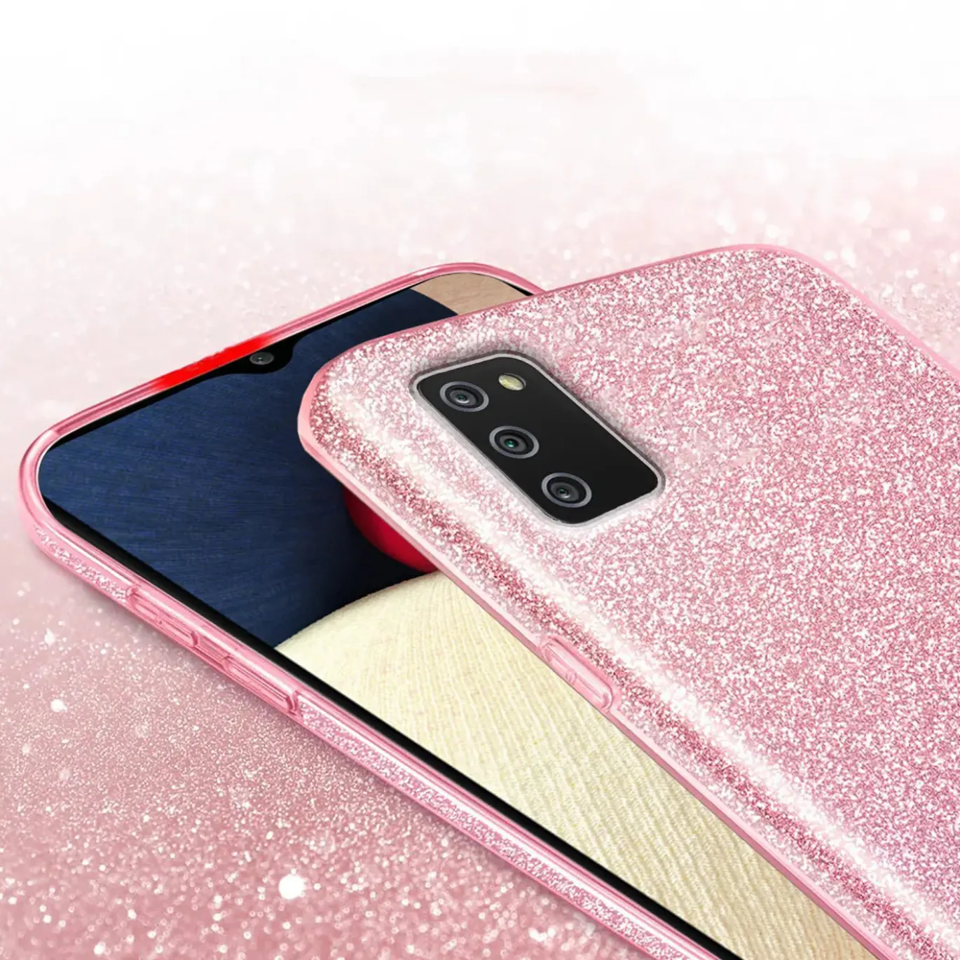 Samsung Galaxy A02S - Glitzer TPU Hülle