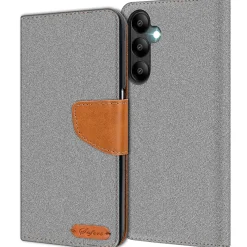 Samsung Galaxy A05s - Jeanslook Klapphülle mit Kartenfach