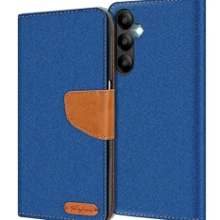 Samsung Galaxy A05s - Jeanslook Klapphülle mit Kartenfach