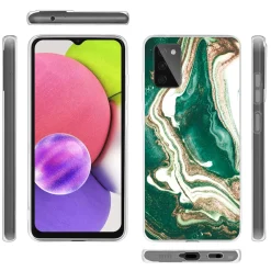 Samsung Galaxy A03s - Marmor & Sand Design Hülle