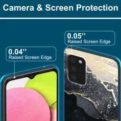 Samsung Galaxy A03s - Marmor & Sand Design Hülle