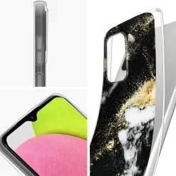 Samsung Galaxy A03s - Marmor & Sand Design Hülle