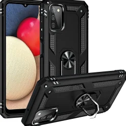 Samsung Galaxy A03s - Outdoor Hardcase mit Ringhalter