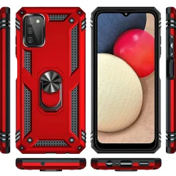 Samsung Galaxy A03s - Outdoor Hardcase mit Ringhalter
