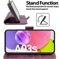 Samsung Galaxy A03s - Robuste Klapphülle mit RFID Block