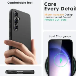 Samsung Galaxy A05s - Silikon Case mit Mikrofaser-Innenseite