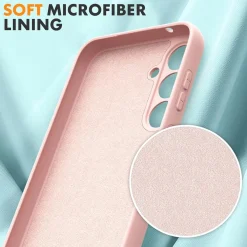 Samsung Galaxy A05s - Silikon Case mit Mikrofaser-Innenseite