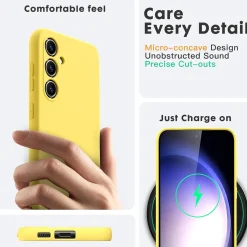 Samsung Galaxy A05s - Silikon Case mit Mikrofaser-Innenseite
