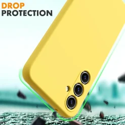 Samsung Galaxy A05s - Silikon Case mit Mikrofaser-Innenseite
