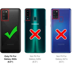 Samsung Galaxy A02S - Slim Silikon Backcover Schwarz