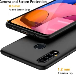 Samsung Galaxy A20s - Slim Silikon Backcover Schwarz