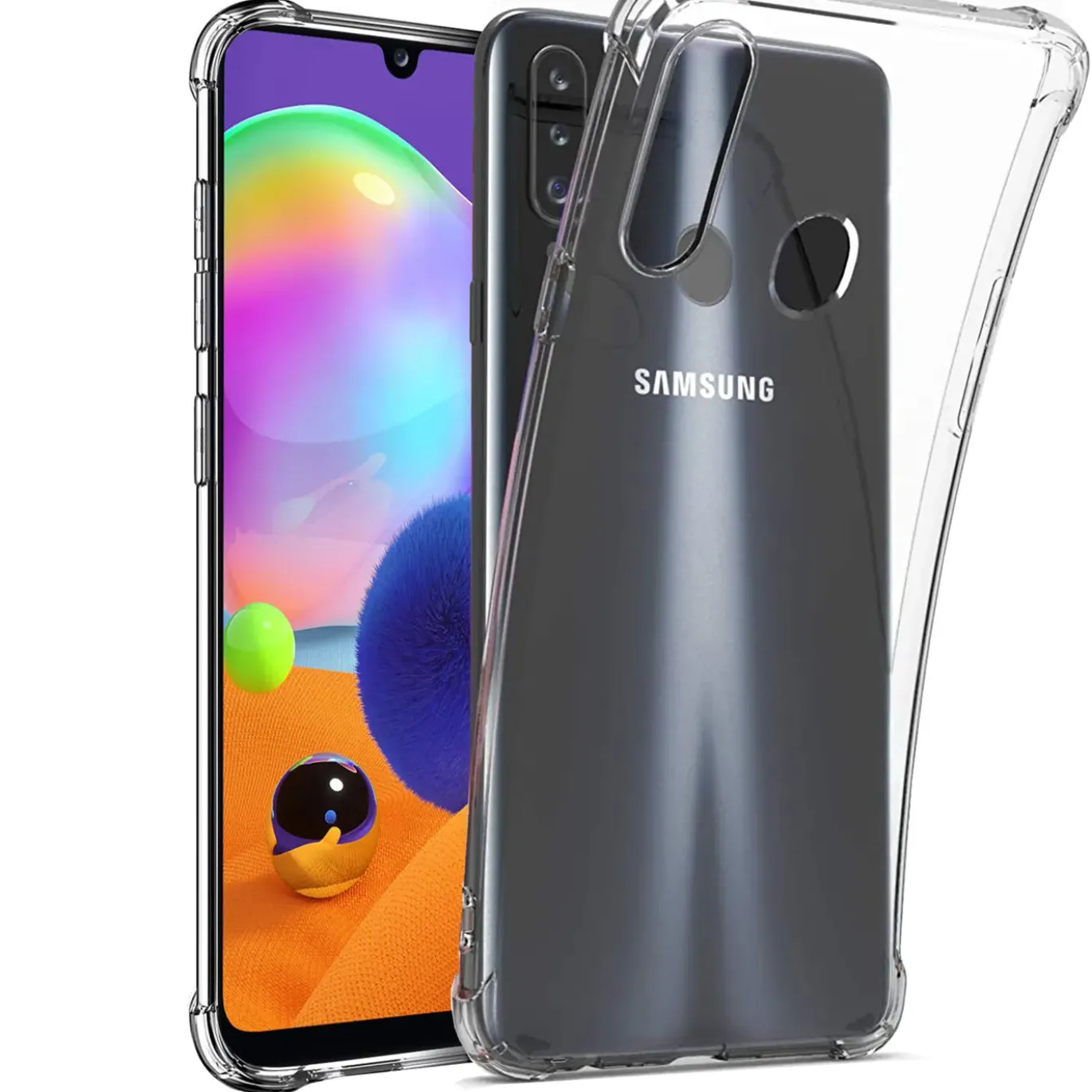 Samsung Galaxy A20s - Stoßfestes Clear Case