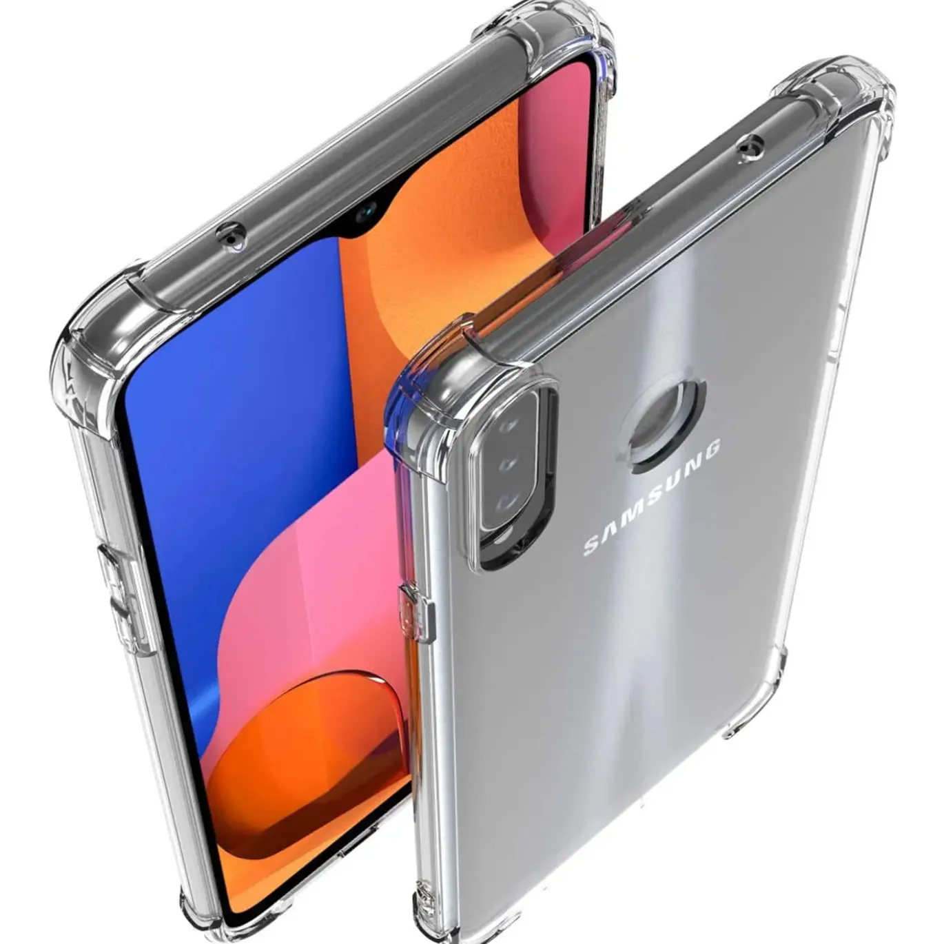 Samsung Galaxy A20s - Stoßfestes Clear Case