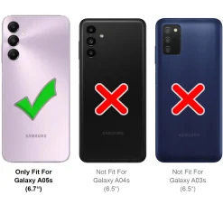 Samsung Galaxy A05s - Stoßfestes Clear Case