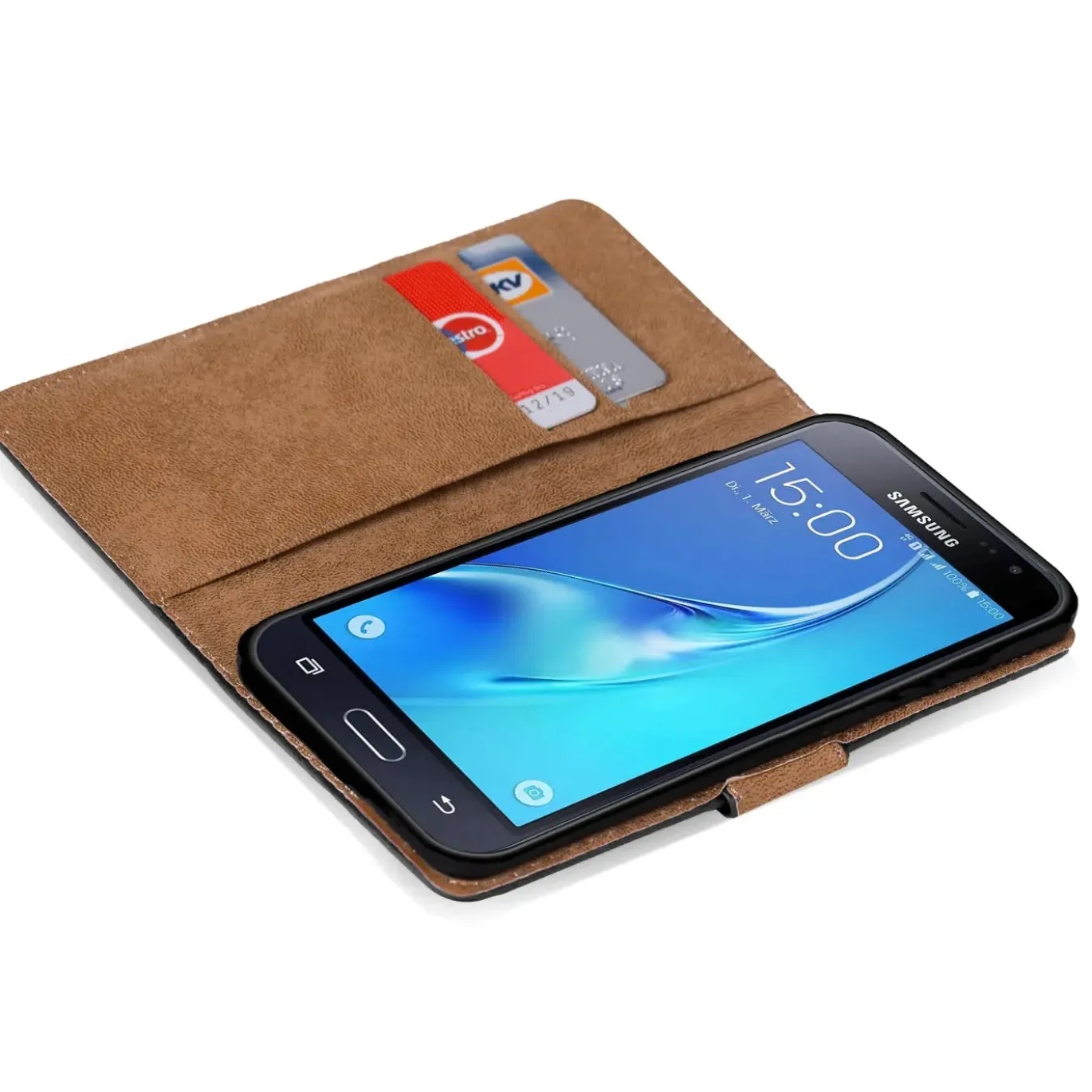 Samsung Galaxy J5 2016 - Klapphülle mit Kartenfächern