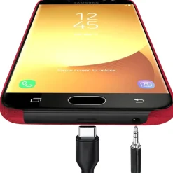 Samsung Galaxy J7 2017 - PU Hartschale Handyhülle