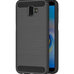 Samsung Galaxy J6 Plus - Carbon Case Hülle, stoßfest