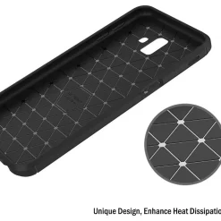 Samsung Galaxy J6 Plus - Carbon Case Hülle, stoßfest