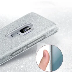 Samsung Galaxy J6 Plus - Glitzer TPU Hülle