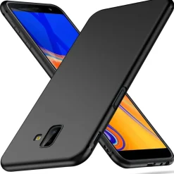 Samsung Galaxy J6 Plus - Slim Silikon Backcover Schwarz