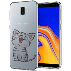 Samsung Galaxy J6 Plus - TPU Case mit Motivdruck