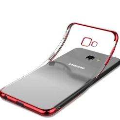 Samsung Galaxy J4 Plus - Transparente Hülle mit Akzenten