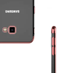 Samsung Galaxy J4 Plus - Transparente Hülle mit Akzenten
