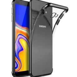Samsung Galaxy J4 Plus - Transparente Hülle mit Akzenten