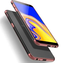 Samsung Galaxy J4 Plus - Transparente Hülle mit Akzenten