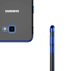 Samsung Galaxy J4 Plus - Transparente Hülle mit Akzenten