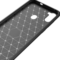 Samsung Galaxy M11 - Carbon Case Hülle, stoßfest