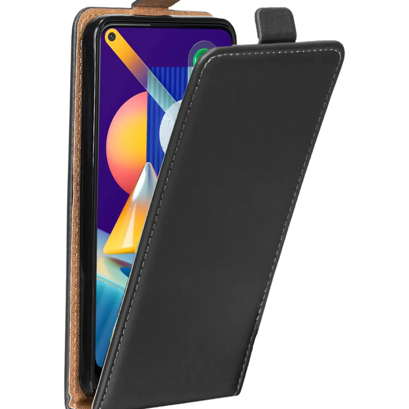 Samsung Galaxy M11 - Flip Hülle, horizontal klappbar