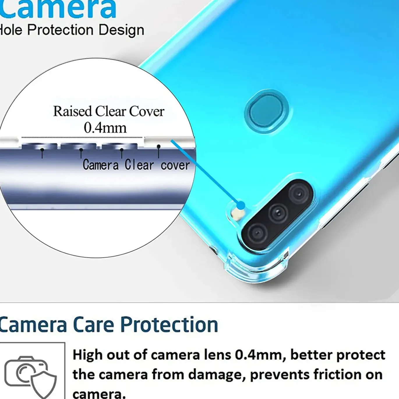 Samsung Galaxy M11 - Stoßfestes Clear Case