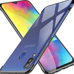 Samsung Galaxy M20 - Transparente Hülle mit Akzenten