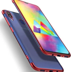 Samsung Galaxy M20 - Transparente Hülle mit Akzenten