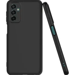 Samsung Galaxy M23 5G / M13 - Slim Silikon Backcover Schwarz