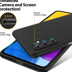 Samsung Galaxy M52 5G - Slim Silikon Backcover Schwarz