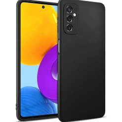 Samsung Galaxy M52 5G - Slim Silikon Backcover Schwarz