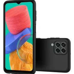 Samsung Galaxy M33 5G - Slim Silikon Backcover Schwarz