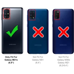 Samsung Galaxy M31s - Stoßfestes Clear Case