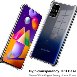 Samsung Galaxy M31s - Stoßfestes Clear Case