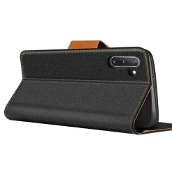 Samsung Galaxy Note 10 - Jeanslook Klapphülle mit Kartenfach