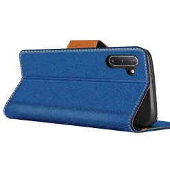 Samsung Galaxy Note 10 - Jeanslook Klapphülle mit Kartenfach