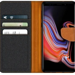 Samsung Galaxy Note 9 - Jeanslook Klapphülle mit Kartenfach