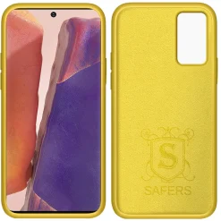 Samsung Galaxy Note 20 - Silikon Case mit Mikrofaser-Innenseite